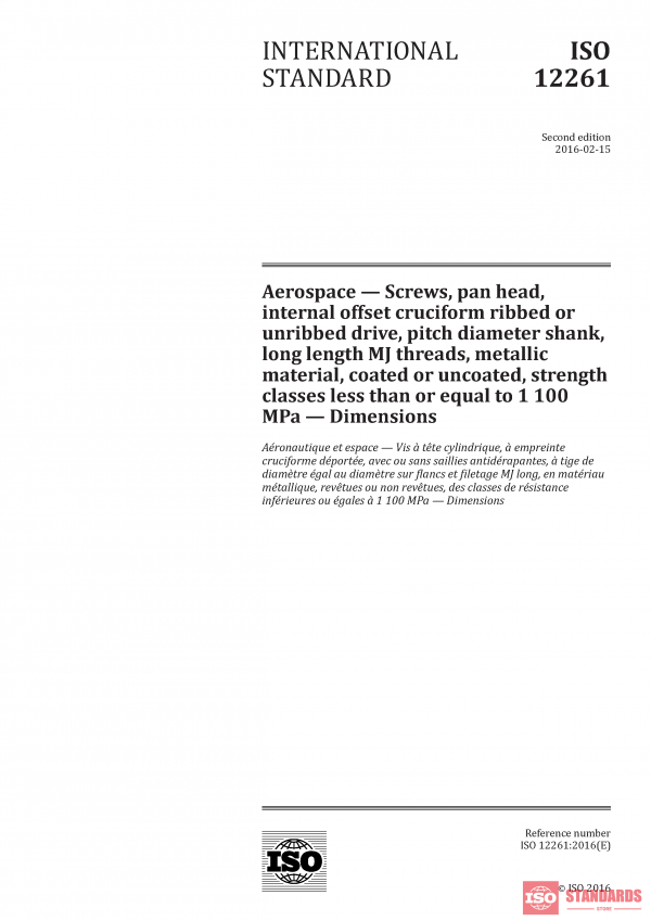 ISO 12261:2016 PDF
