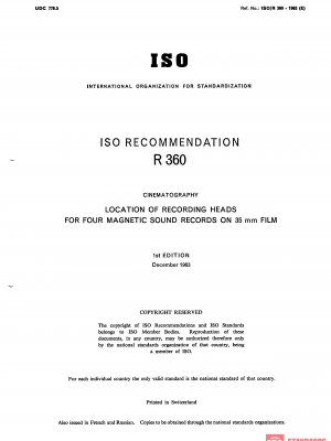 ISO/R 360:1963 PDF