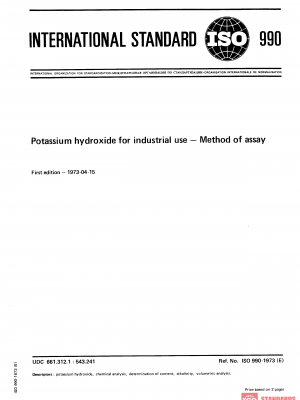 ISO 990:1973 PDF
