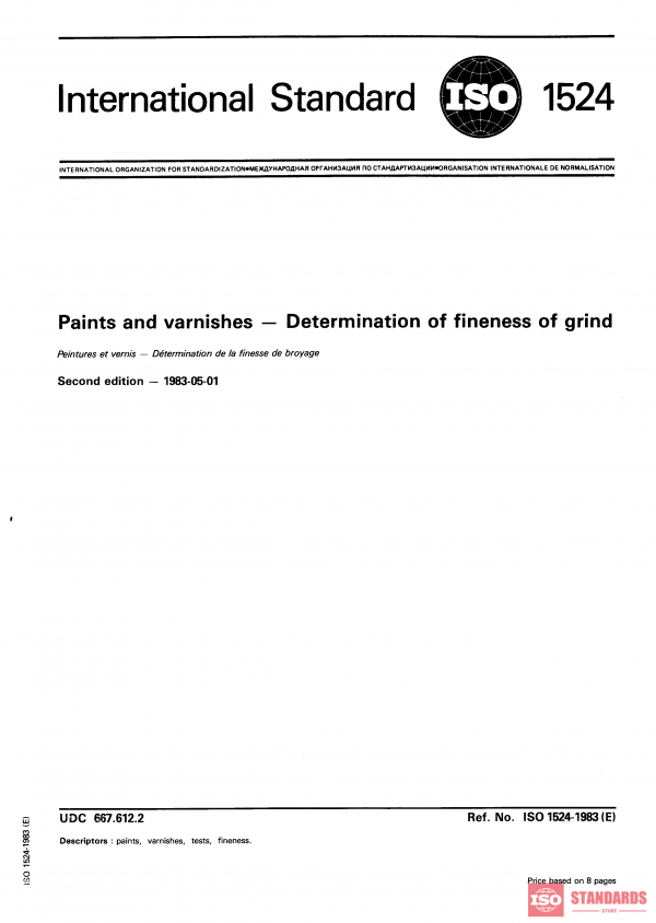 ISO 1524:1983 PDF