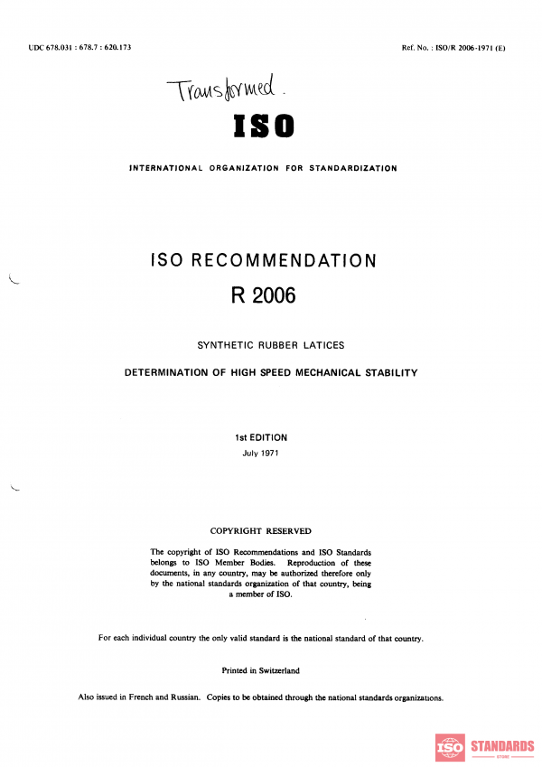 ISO/R 2006:1971 PDF