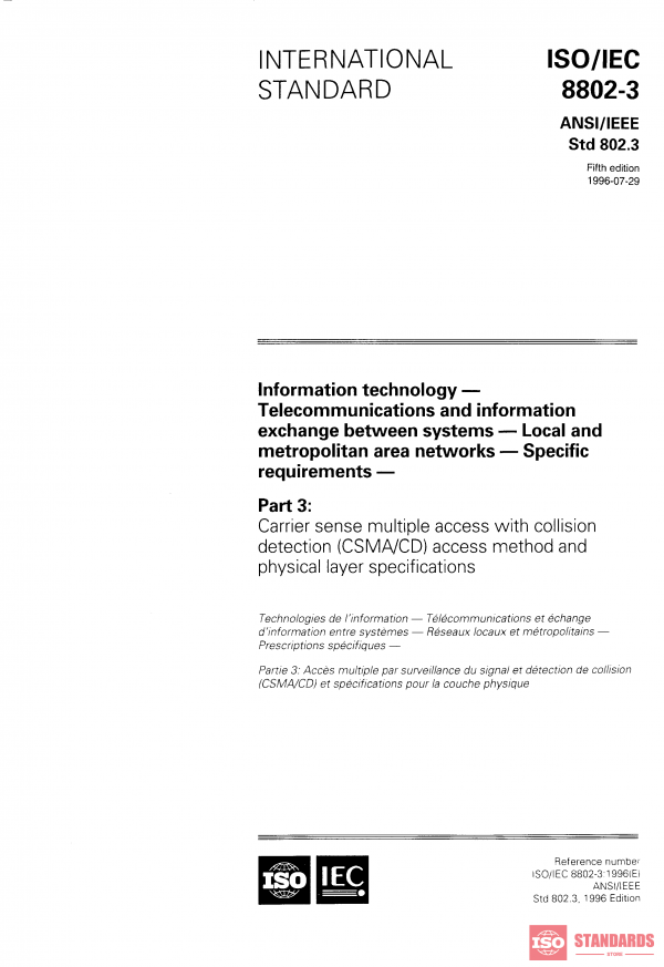 ISO/IEC 8802-3:1996 PDF
