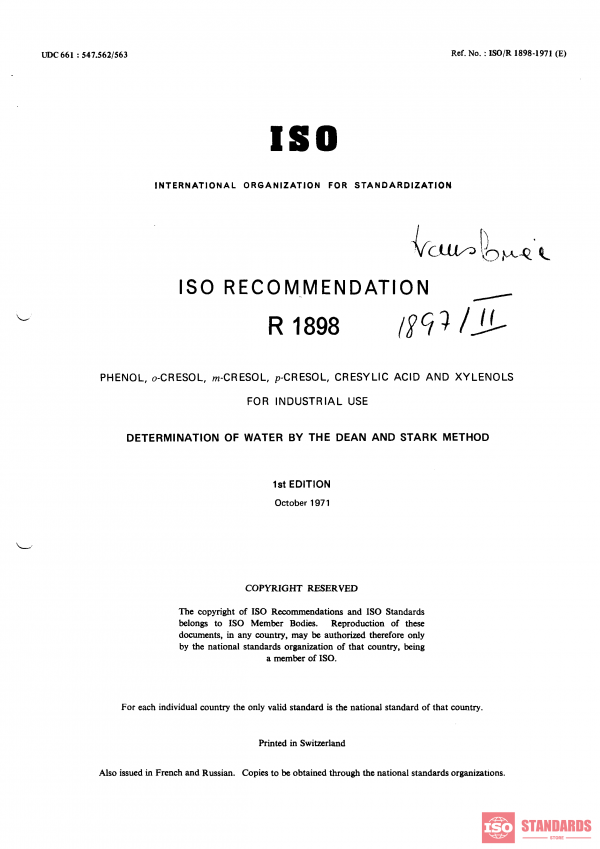 ISO/R 1898:1971 PDF