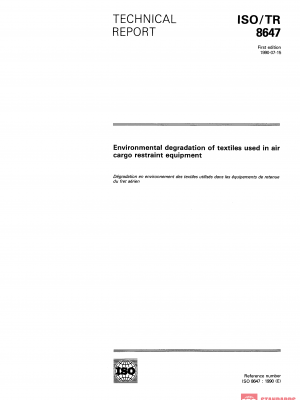 ISO/TR 8647:1990 PDF