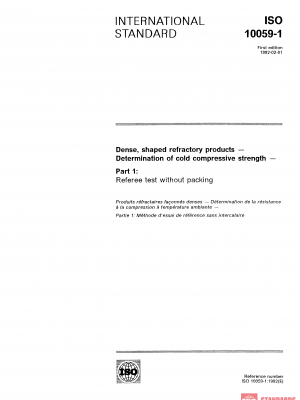 ISO 10059-1:1992 PDF