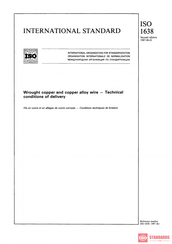 ISO 1638:1987 PDF