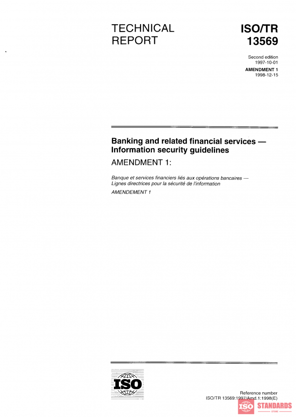 ISO/TR 13569:1997/Amd 1:1998 PDF