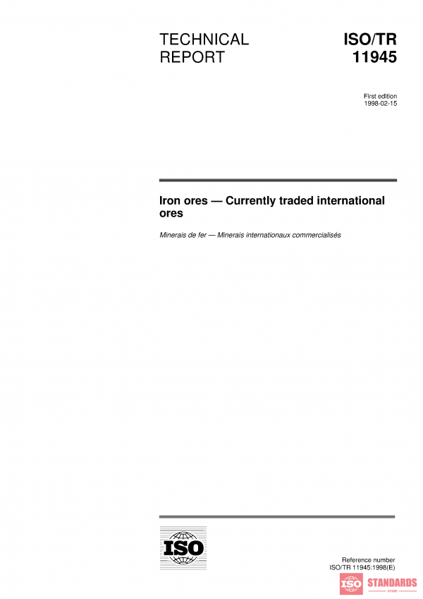 ISO/TR 11945:1998 PDF