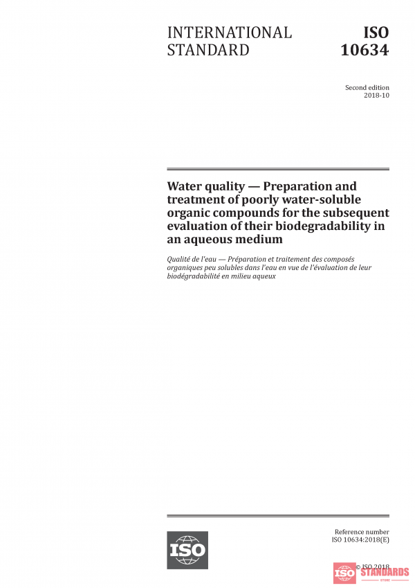ISO 10634:2018 PDF