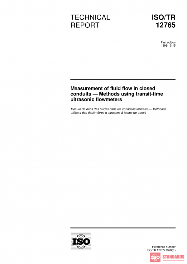 ISO/TR 12765:1998 PDF