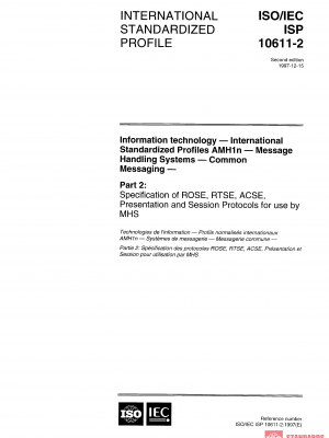 ISO/IEC ISP 10611-2:1997 PDF