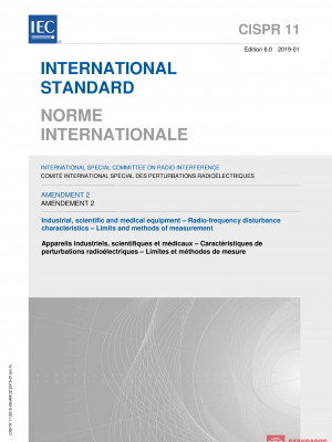 CISPR 11 Amd 2 ed 6.0:2019 PDF