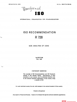 ISO/R 728:1968 PDF