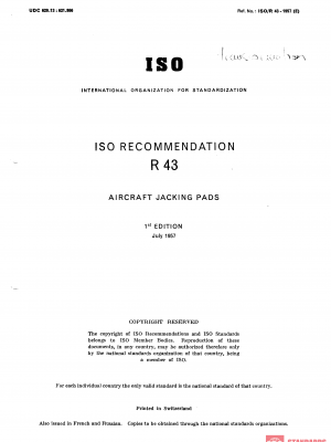 ISO/R 43:1957 PDF