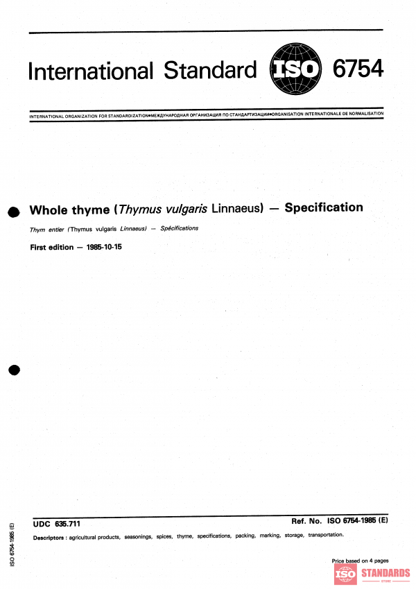 ISO 6754:1985 PDF