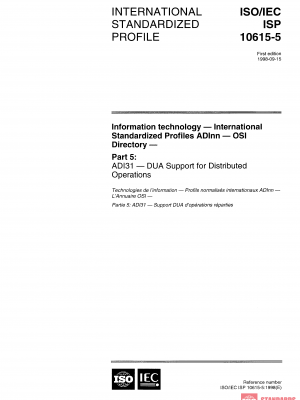 ISO/IEC ISP 10615-5:1998 PDF