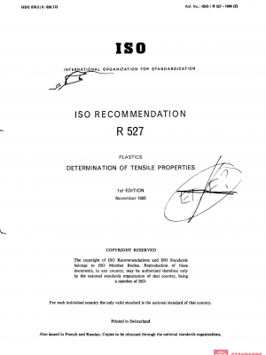 ISO/R 527:1966 PDF
