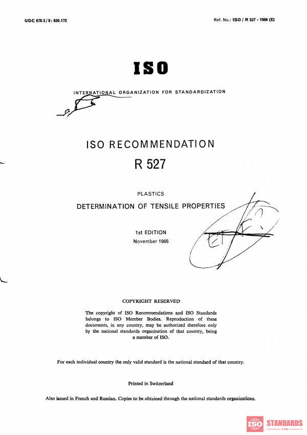 ISO/R 527:1966 PDF