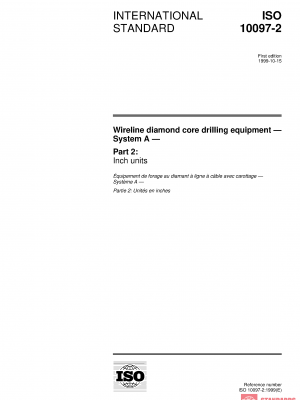 ISO 10097-2:1999 PDF