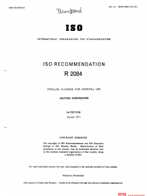 ISO/R 2084:1971 PDF