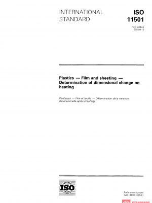 ISO 11501:1995 PDF