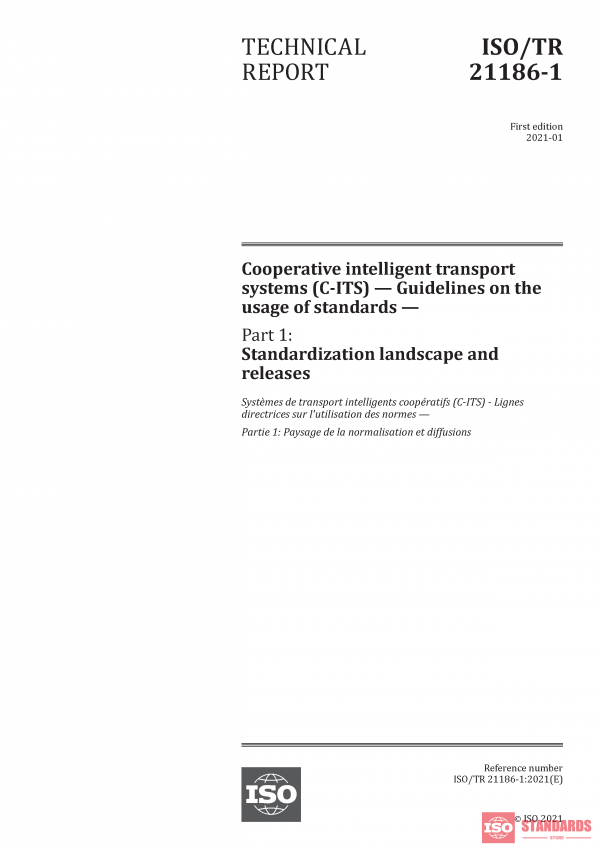 ISO/TR 21186-1:2021 PDF