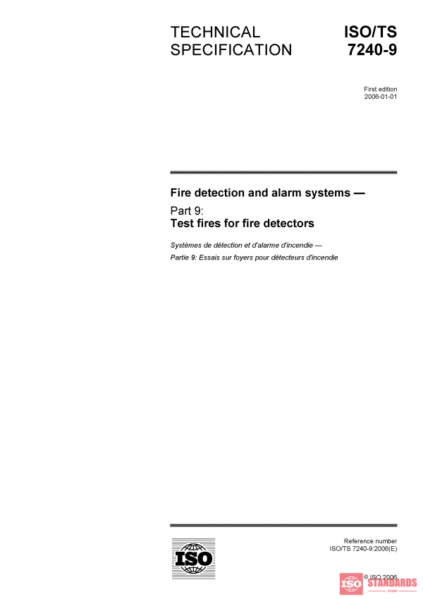 ISO/TS 7240-9:2006 PDF