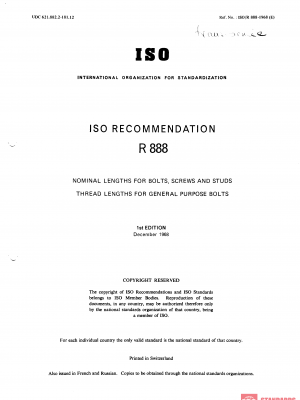 ISO/R 888:1968 PDF