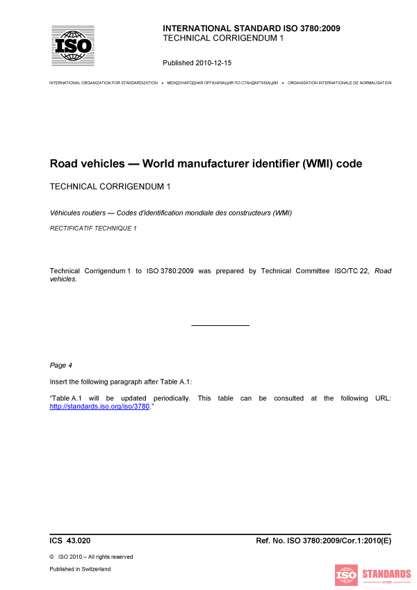 ISO 3780:2009/Cor 1:2010 PDF