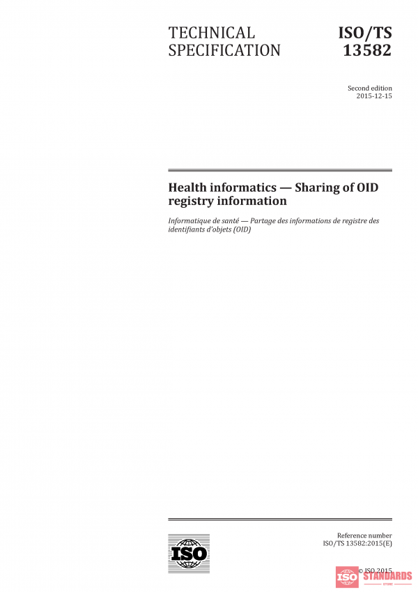 ISO/TS 13582:2015 PDF
