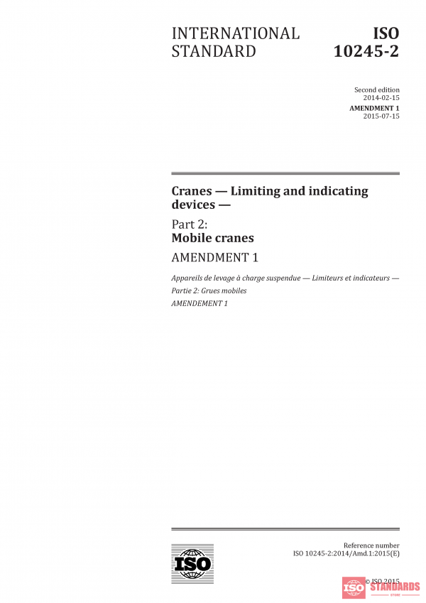 ISO 10245-2:2014/Amd 1:2015 PDF