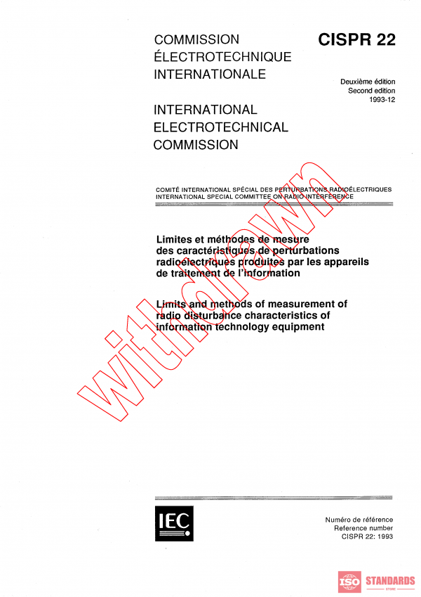 CISPR 22:1993 PDF