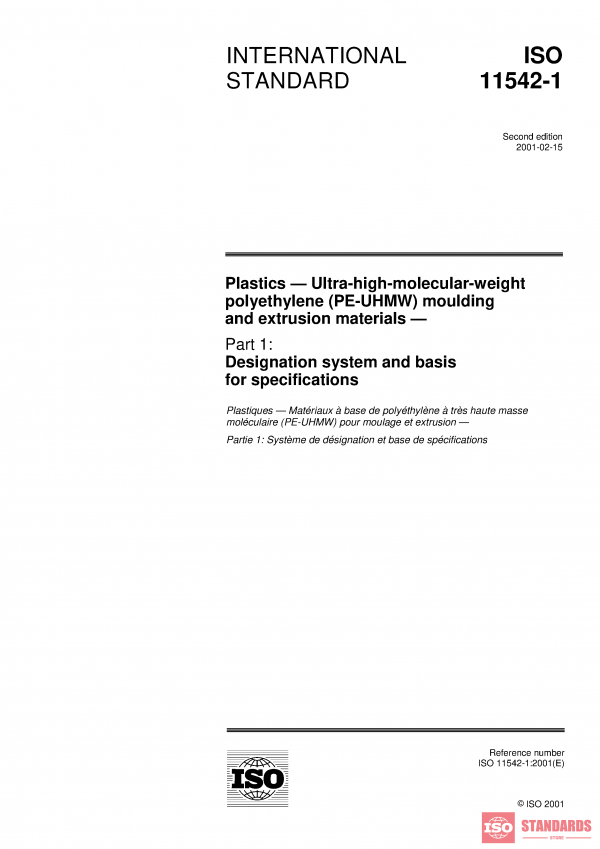 ISO 11542-1:2001 PDF