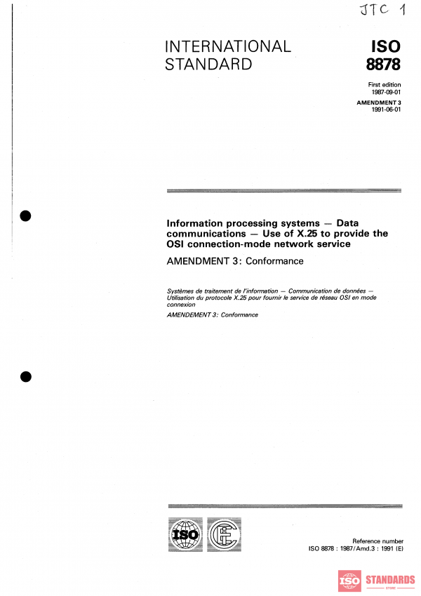 ISO 8878:1987/Amd 3:1991 PDF