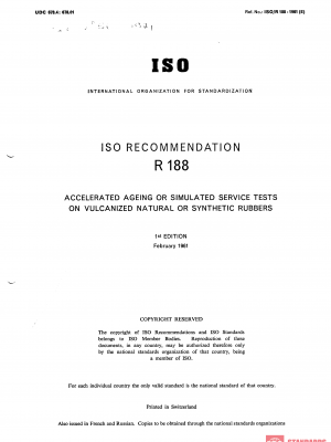 ISO/R 188:1961 PDF