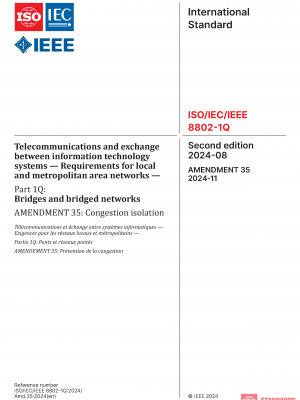 ISO/IEC/IEEE 8802-1Q:2024/AMD35:2024 PDF