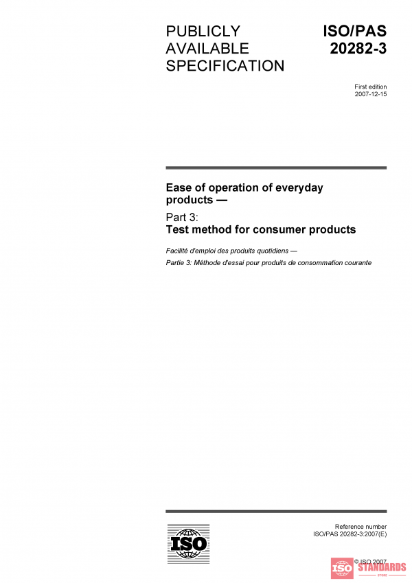 ISO/PAS 20282-3:2007 PDF
