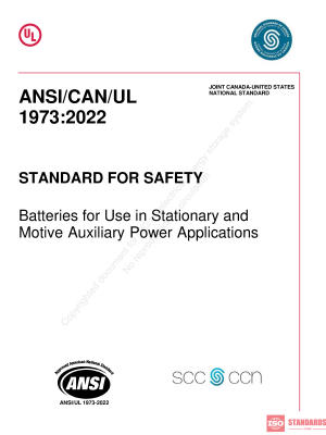 ANSI/CAN/UL 1973 WG:2022 PDF