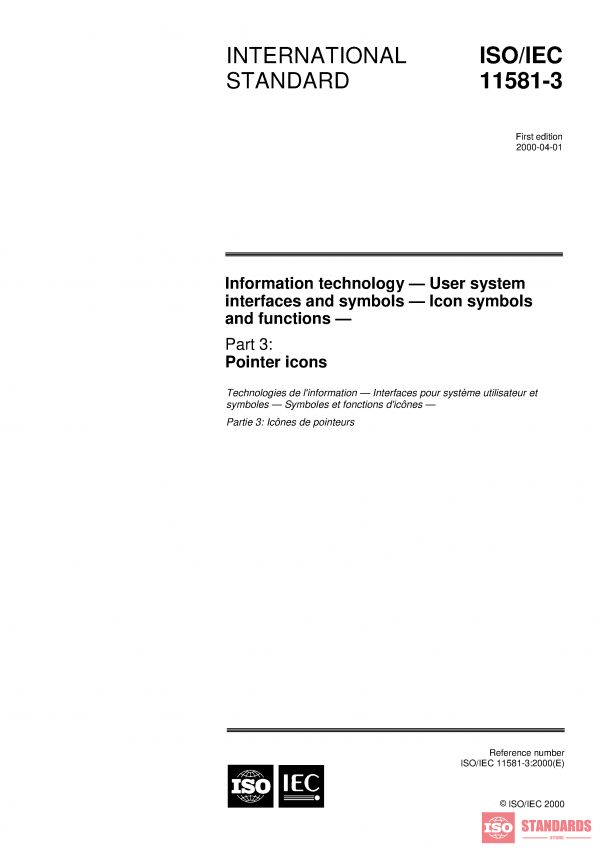 ISO/IEC 11581-3:2000 PDF