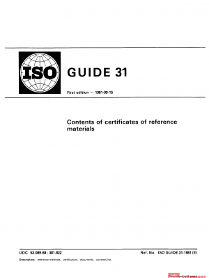 ISO Guide 31:1981 PDF