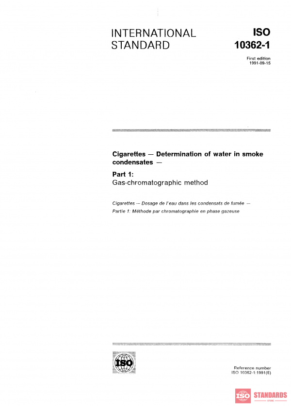 ISO 10362-1:1991 PDF