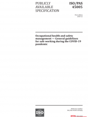 ISO/PAS 45005:2020 PDF