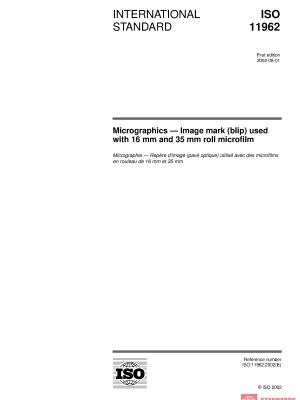 ISO 11962:2002 PDF