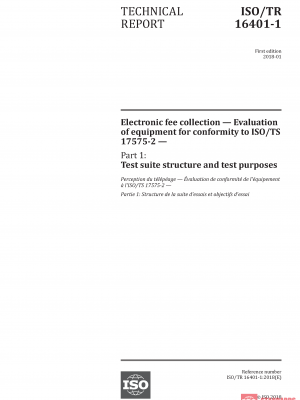 ISO/TR 16401-1:2018 PDF