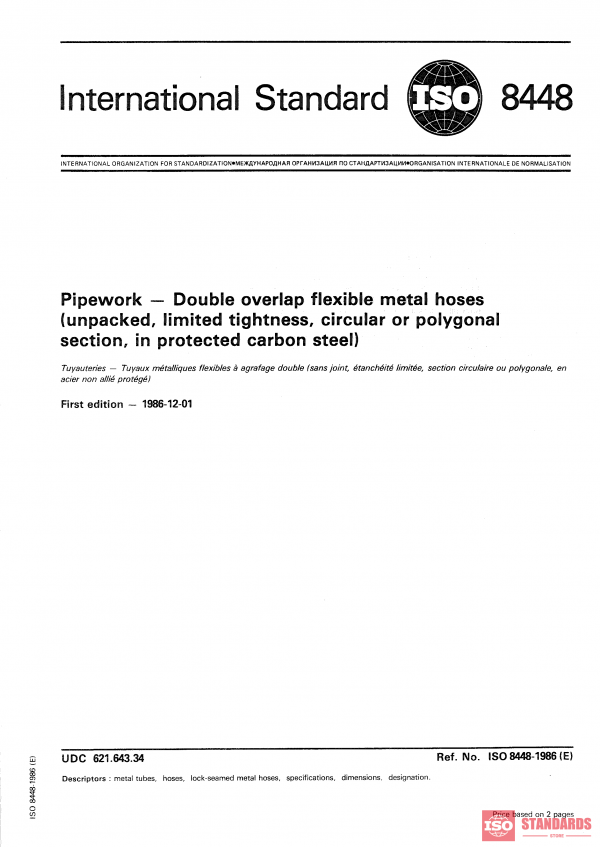 ISO 8448:1986 PDF