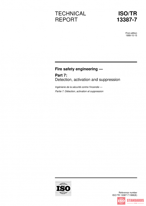 ISO/TR 13387-7:1999 PDF