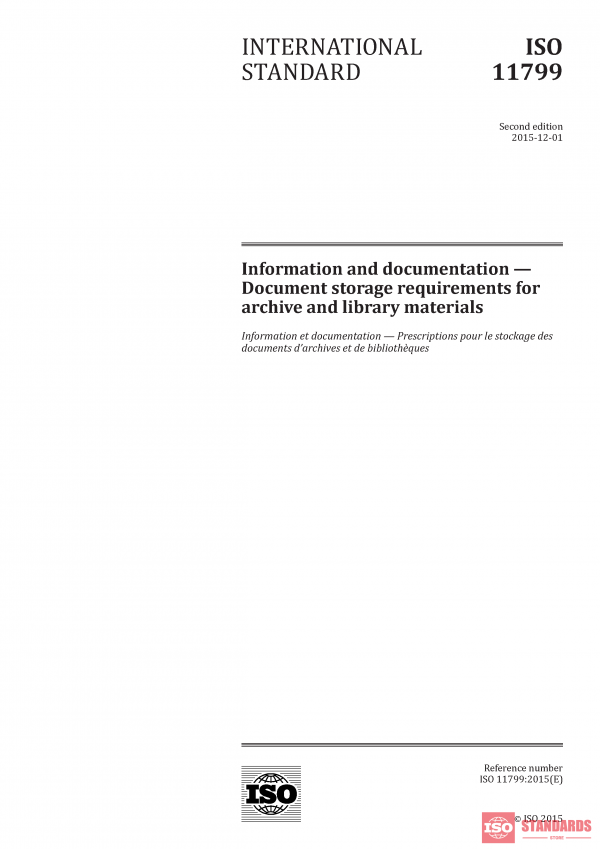 ISO 11799:2015 PDF