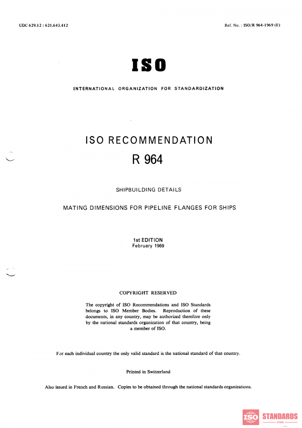 ISO/R 964:1969 PDF