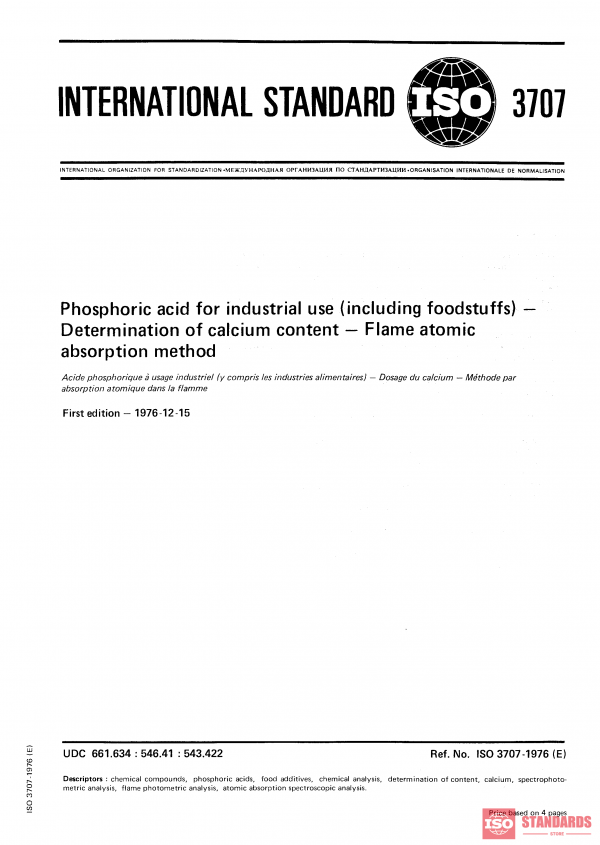 ISO 3707:1976 PDF