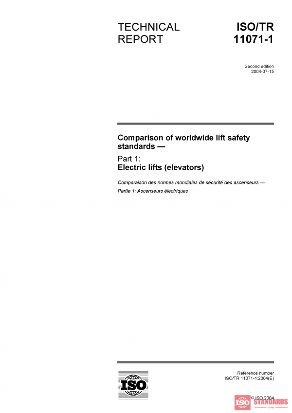 ISO/TR 11071-1:2004 PDF